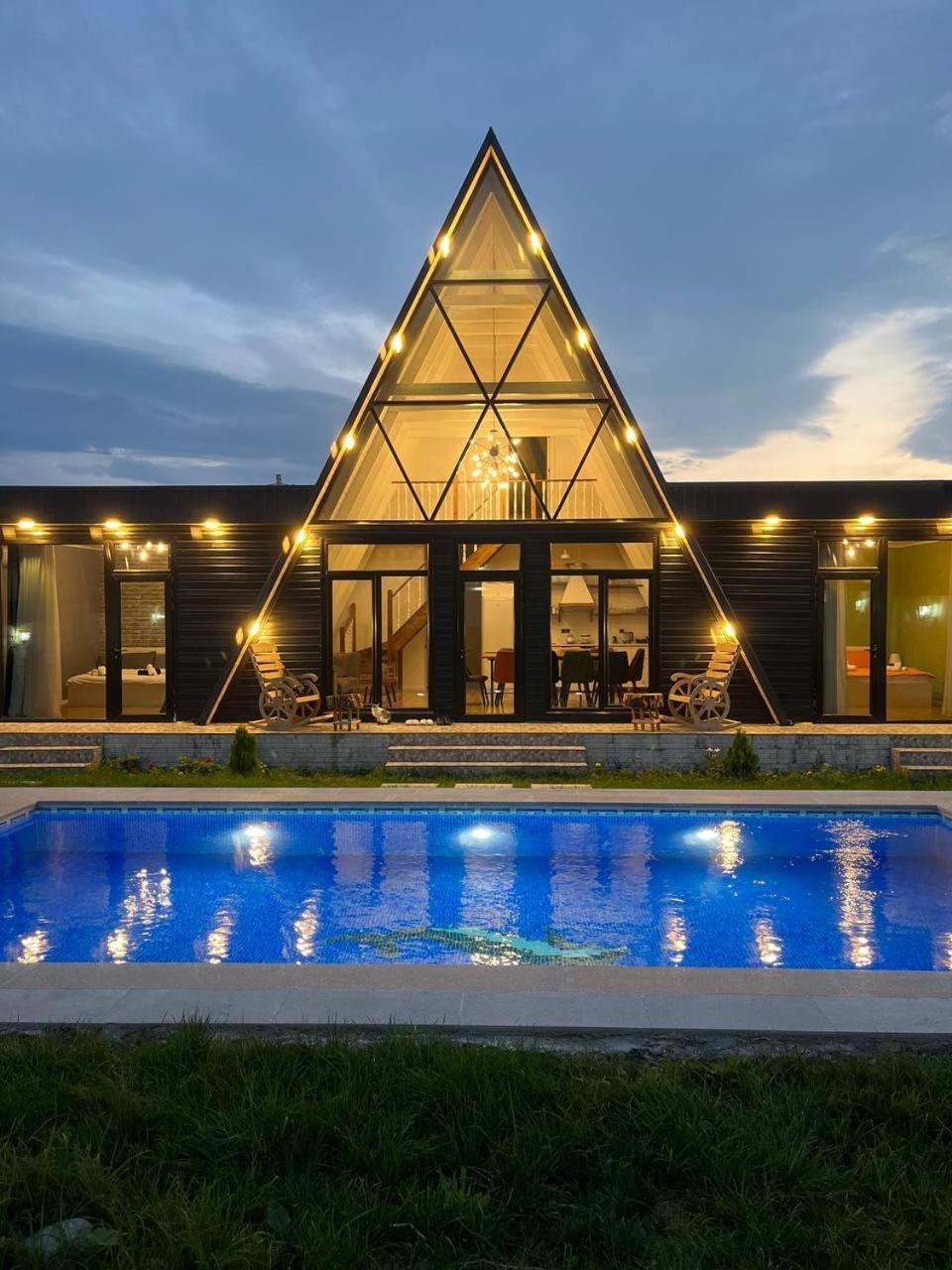 Qafqaz Mountside Chalet Gabala Eksteriør bilde