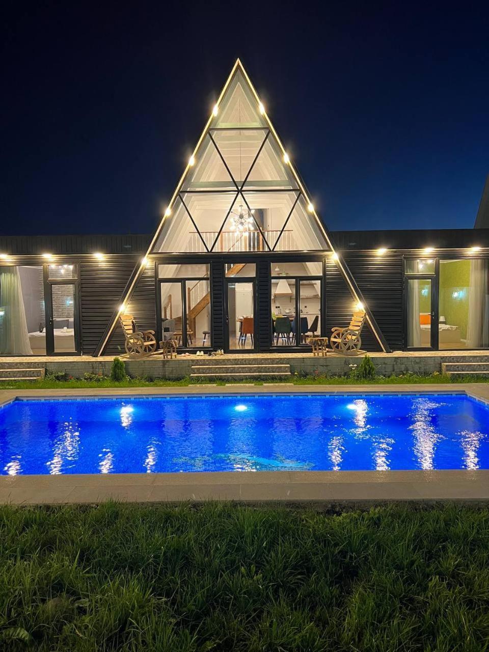 Qafqaz Mountside Chalet Gabala Eksteriør bilde