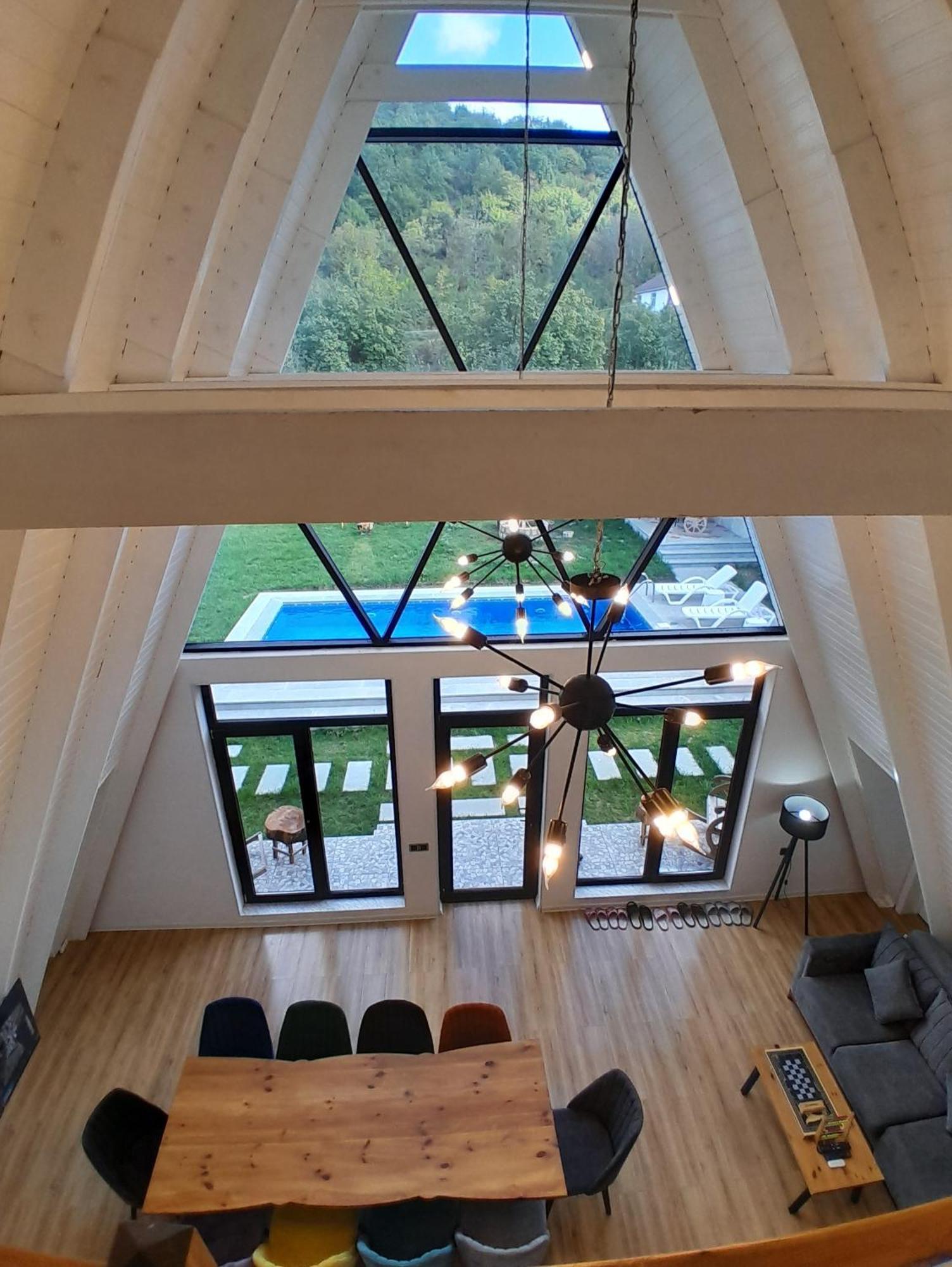 Qafqaz Mountside Chalet Gabala Eksteriør bilde