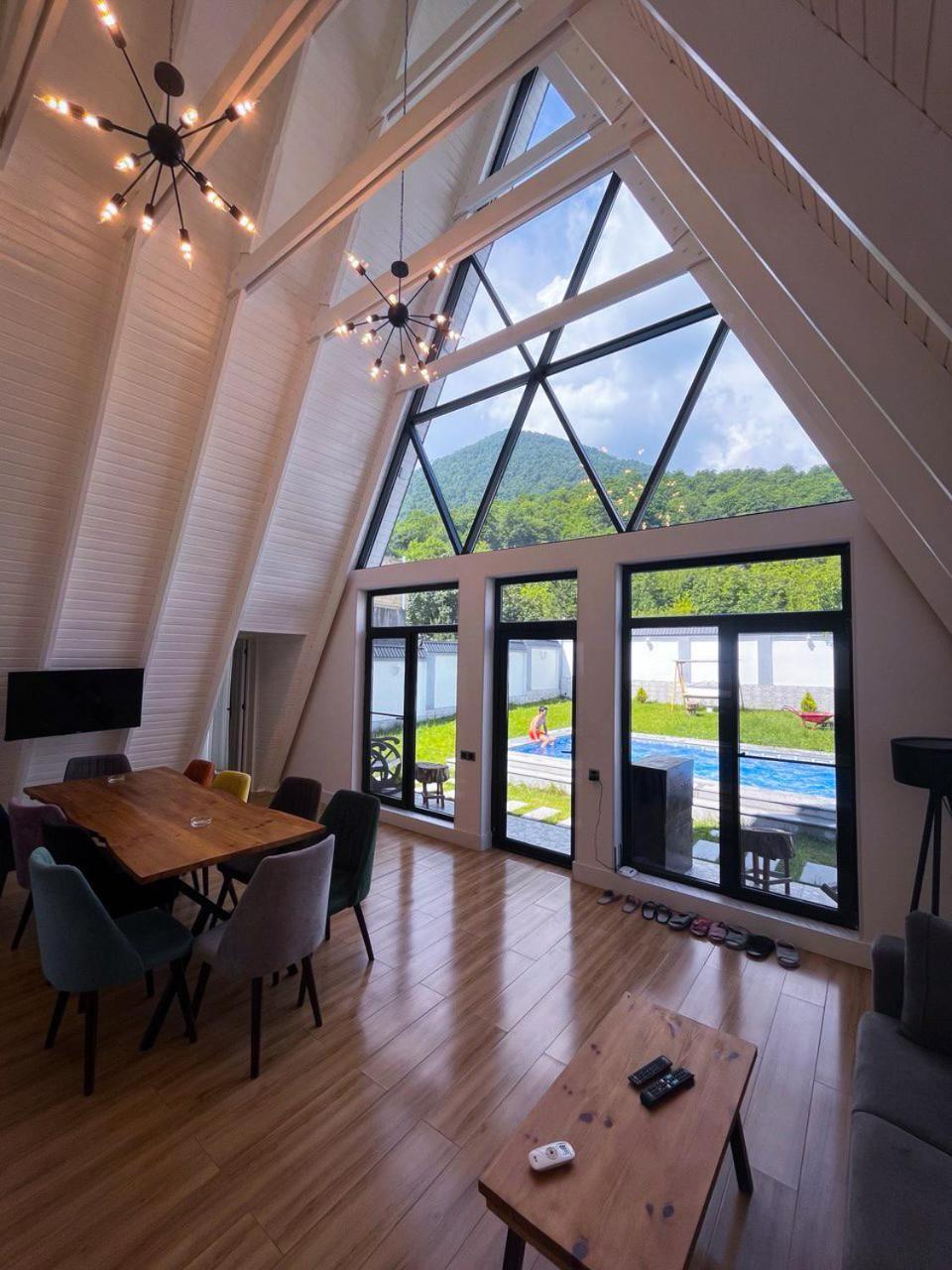 Qafqaz Mountside Chalet Gabala Eksteriør bilde