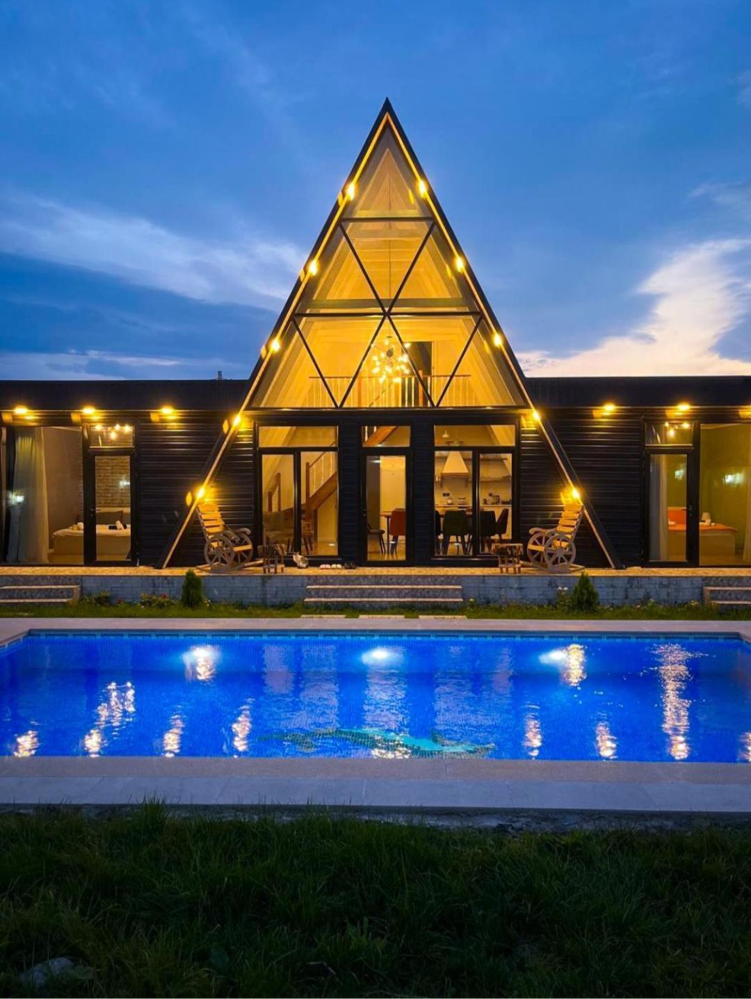 Qafqaz Mountside Chalet Gabala Eksteriør bilde